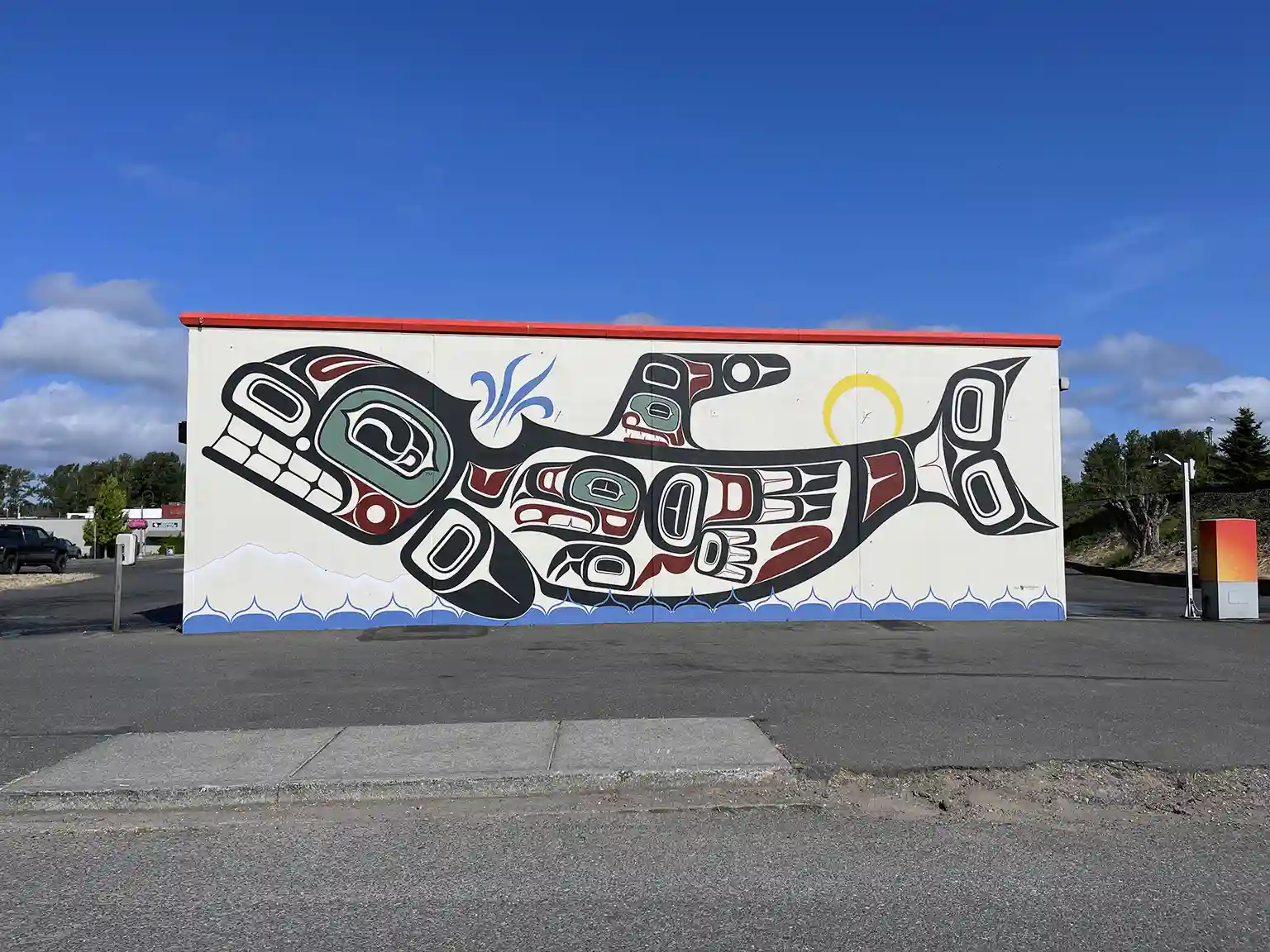 Full size image of Kaa Shaayi's "Ancestral Spirit" mural in Ferndale Washington